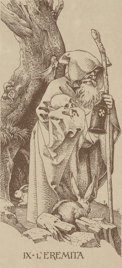 bassiumortis:
“IX. The Hermit: The Dürer Tarot
”