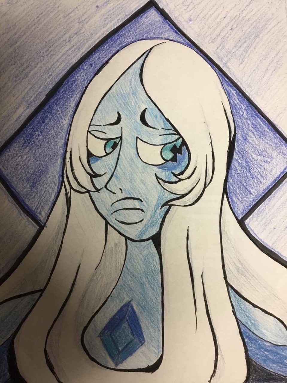 Blue diamond Yess😍 I think I did okay.😂
