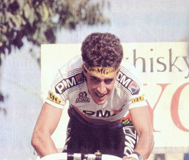 ‪Tour de Francia'87: 24a Etapa Dijon- Dijon (38 km) Ganó Bernard pero Roche le sacó 1'01" a Delgado. General: 1 Roche 2 Delgado 40" #s250787 ‬