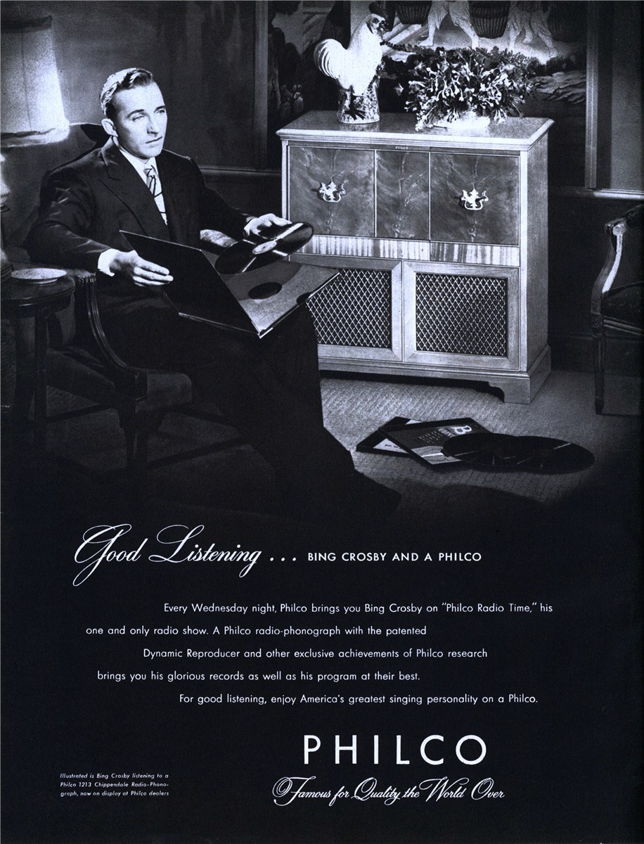Philco featuring Bing Crosby - published in Collier's - November 16, 1946