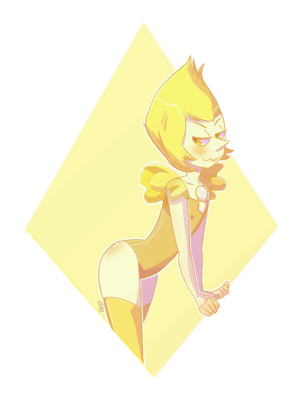 I can’t believe I finally finished this. So happy with how it came out! Yellow pearl is the cutest pearl!