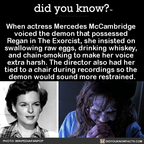 when-actress-mercedes-mccambridge-voiced-the - did you know?