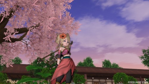 桜と空と春風を