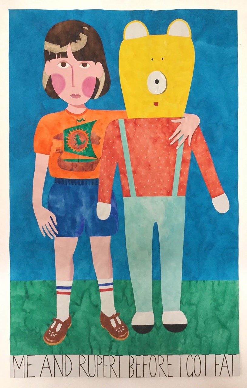 Me and Rupert Gouache on paper 95 x 150 cm — EatSleepDraw is working on something new and we want you to be the first to know about it. Make sure you’re on our email list.