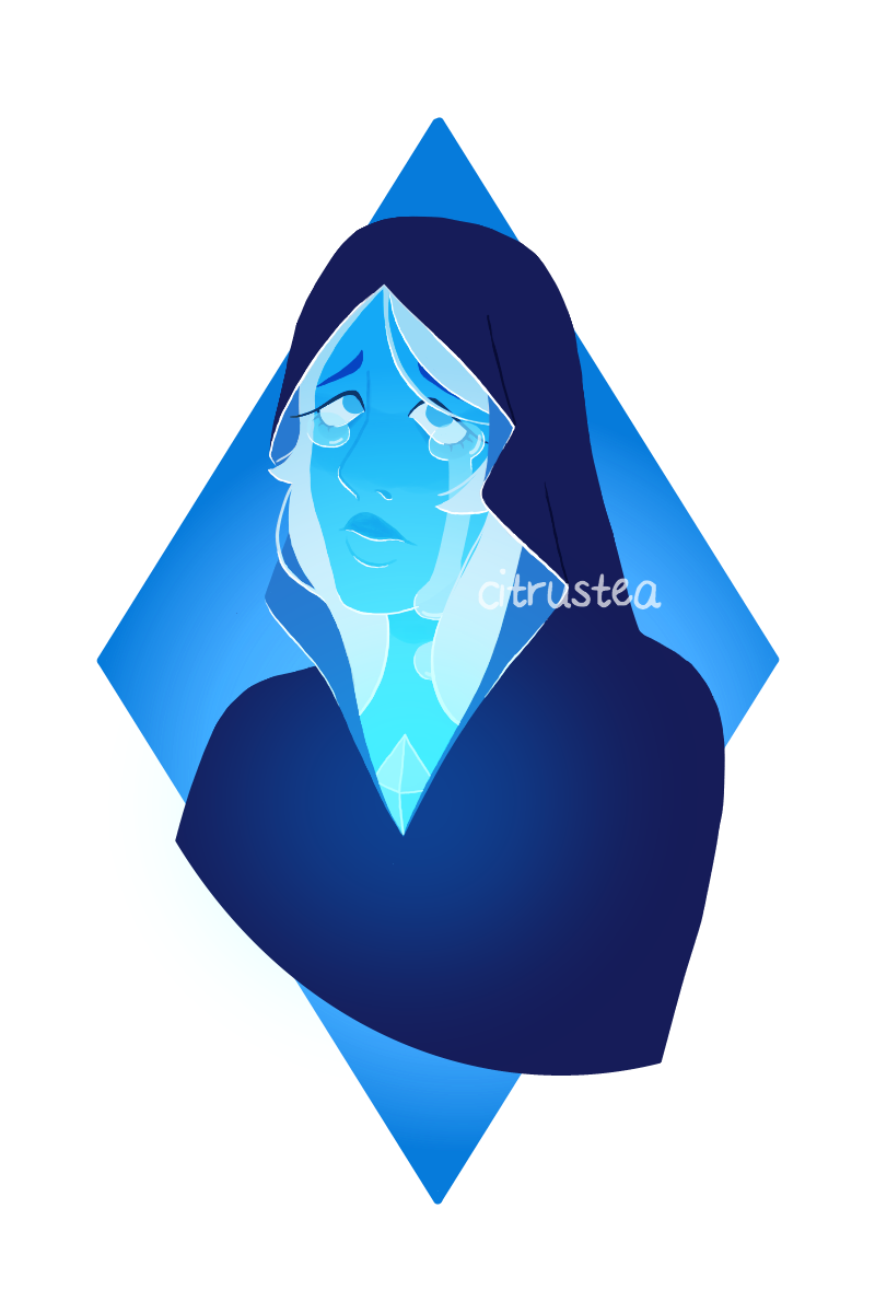 I wanted to redraw an old art piece of mine from a year back of Blue Diamond so boop