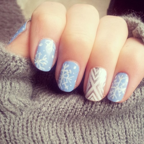 snow nails on Tumblr