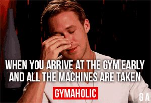 When You Arrive At The Gym Early