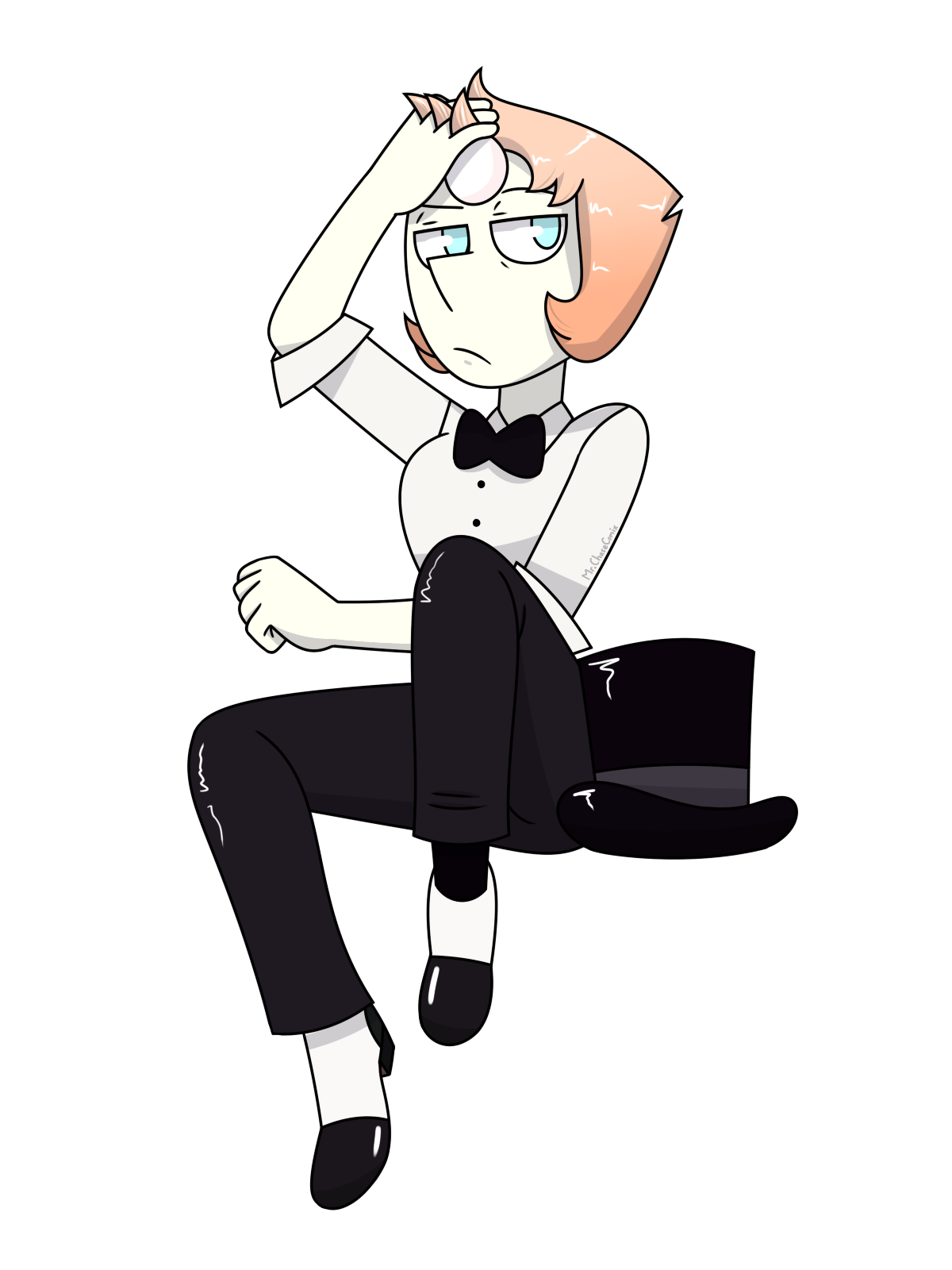 Tux Porl (Pose Practice) I’ve been dying to draw some tux Pearl for a while now. Honestly, I really wanted to do this again because I thought my past tux drawings were not really satisfying. This time...