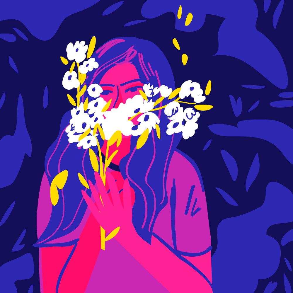 Flower Picking by Mariery Young Follow me at http://marieryyoung.tumblr.com/