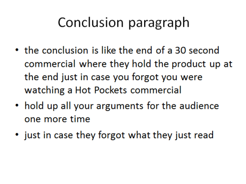 Conclusions in essay