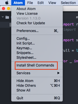 Install Shell Commands
