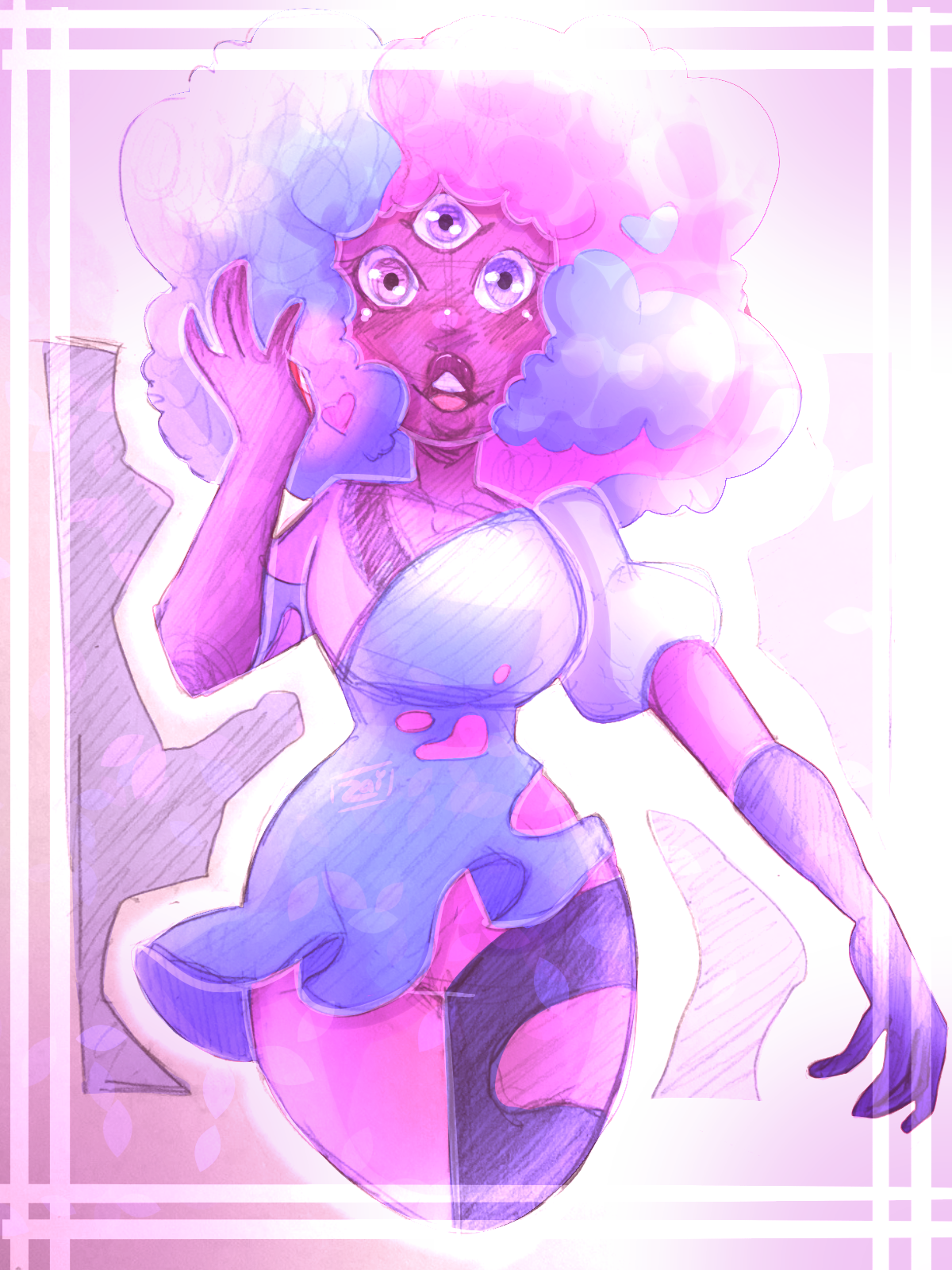 lil cotton candy garnet for yall