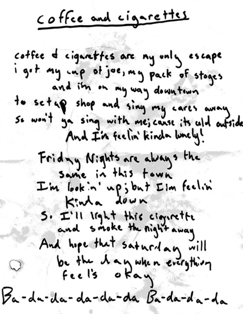 coffee and cigarettes nevershoutnever | Tumblr