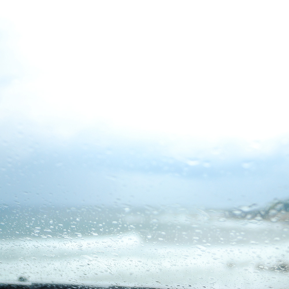 屋久島の海　雨