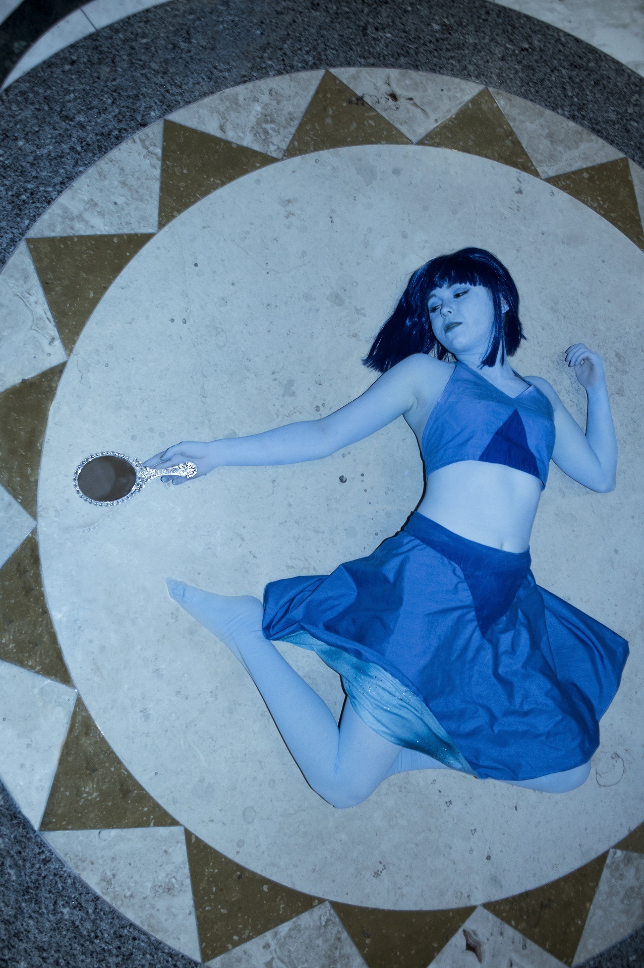 I absolutely loved being Lapis Lazuli at Otakon Vegas. These photos were really fun to take. At one point I had three of my friends around me fixing my wig, costume and posture! I’ll probably post one...