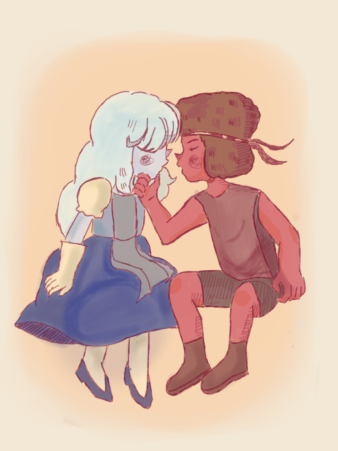 Ruby and sapphire romance