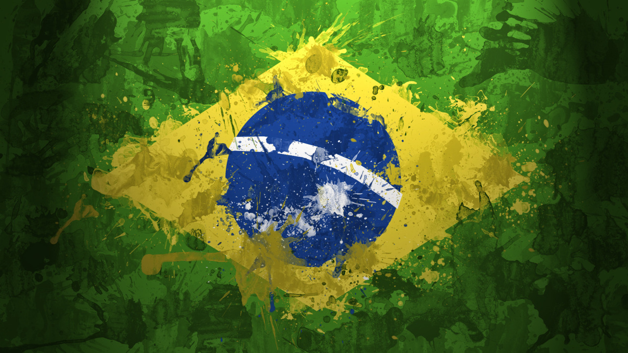 Resultado de imagem para bandeira do brasil estilizada