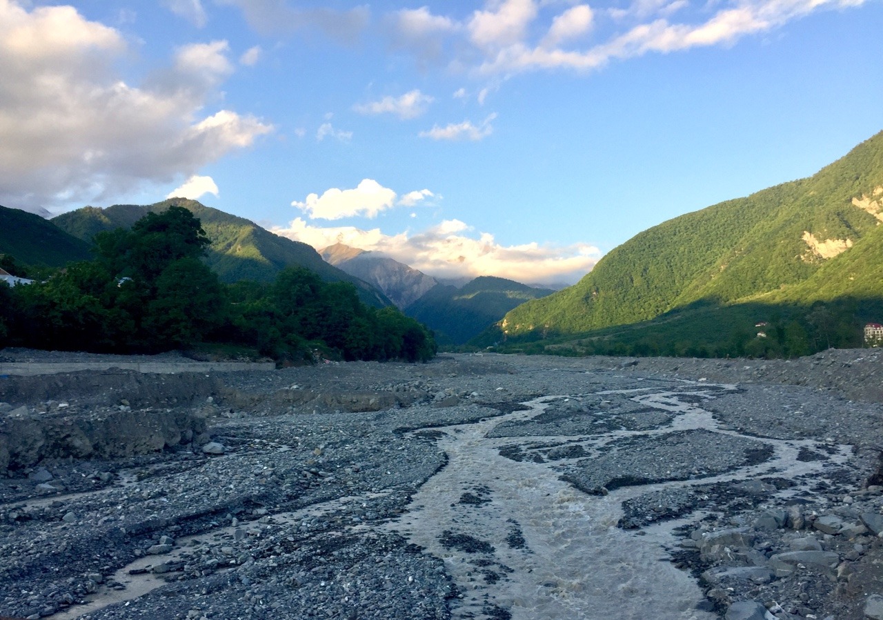 The last day of our brief trip to the regions, James, Mexman, and I walked along this river (Cay in Azeri) toward the Russian mountains. The walk was very pleasant, as we passed many beautiful wild flowers and the breathtaking Caucus mountains were...