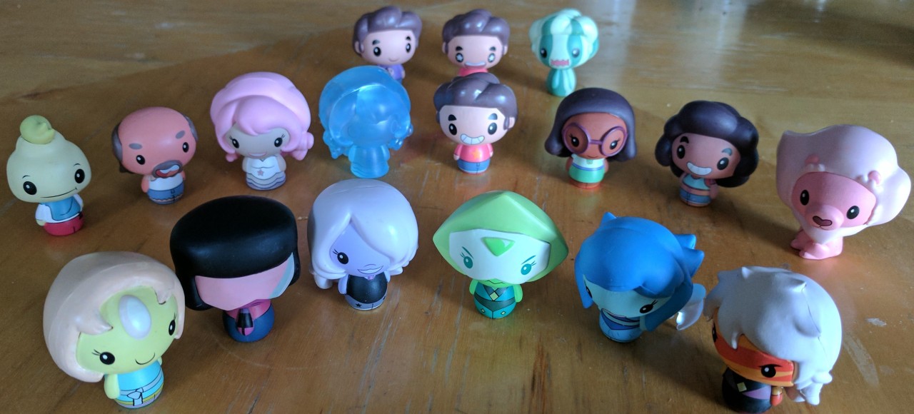 Realizing I NEEDED Jasper, and that I might as well get the whole crew, I decided to just buy a box of the Steven Universe Pint-Size Heroes by Funko. Unlike many blind-boxes, this collection has no...