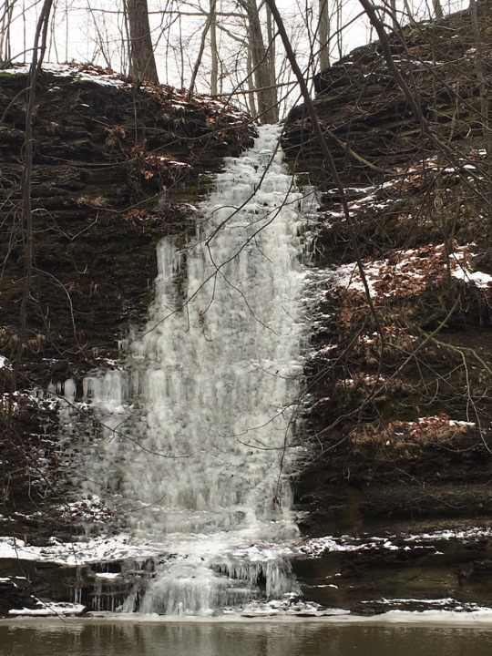 Wandering, Nature, Waterfall, Winter
