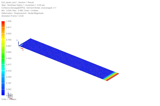 How to simulate delamination using cohesive elements in Simcenter ...