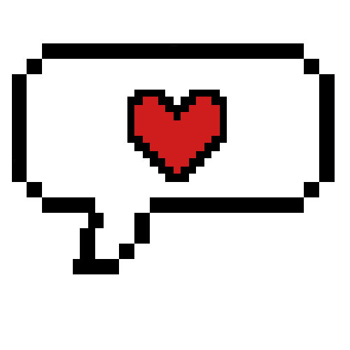 pixel heart on Tumblr