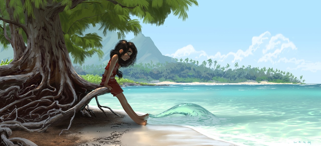 ryanlangdraws:
“ Just saw Disney’s Moana, and it was awesome! Here’s a early piece I did for the movie that they showed at D23 earlier this year.
”