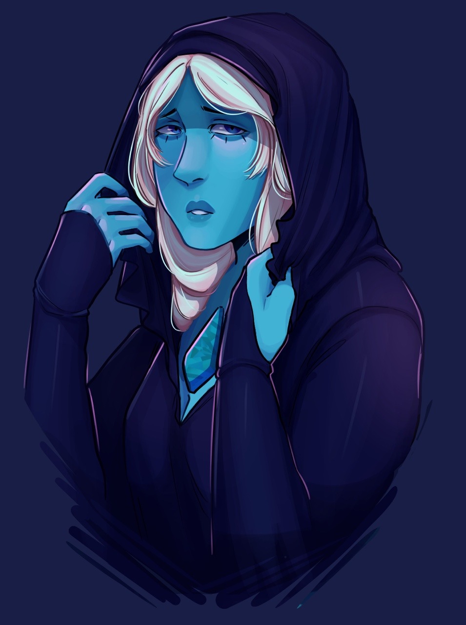 Blue Dimond for an art trade with the amazing @artandash!