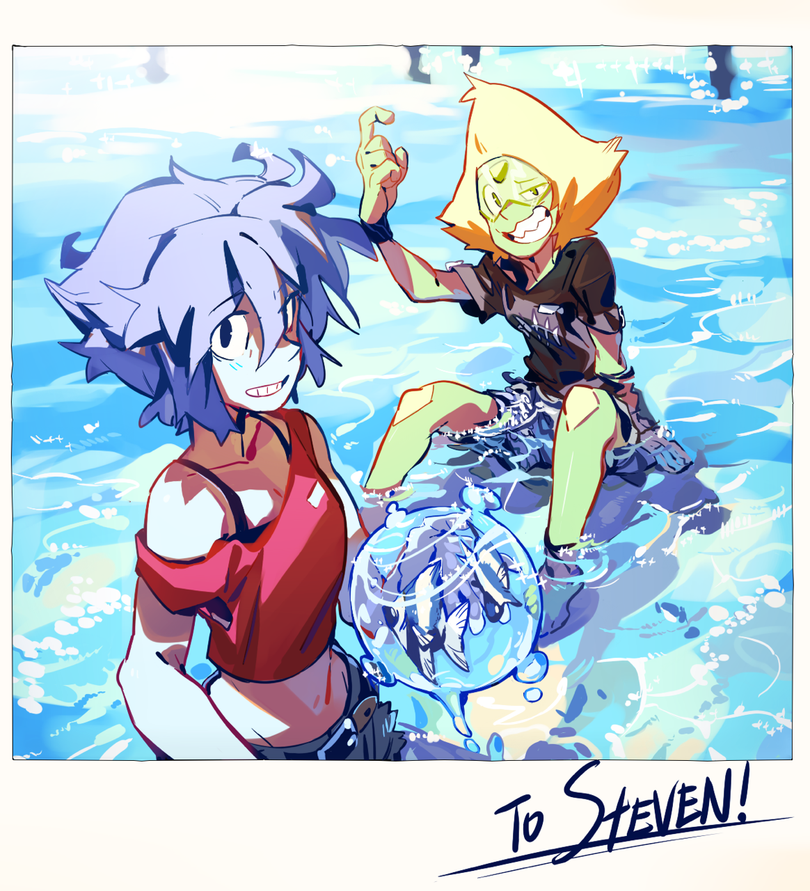 Steven & Summer fun time!! (1)