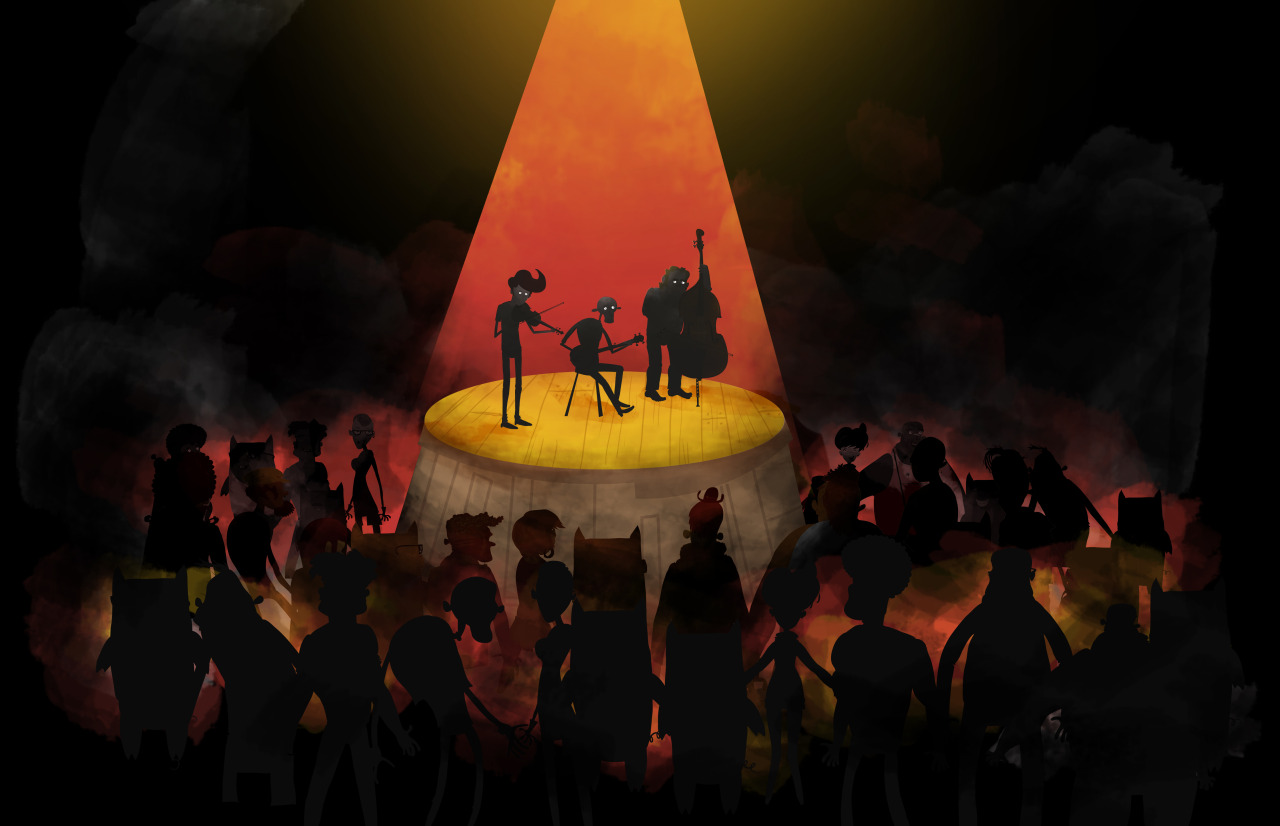 This is an image from Tin Canyon, depicting the main characters deathly fear of the stage! Follow my Tumblr for more updates on Tin Canyon! Tin Canyon is my next short film coming out in January 2014. Thanks for liking and rebloging and hugging and...
