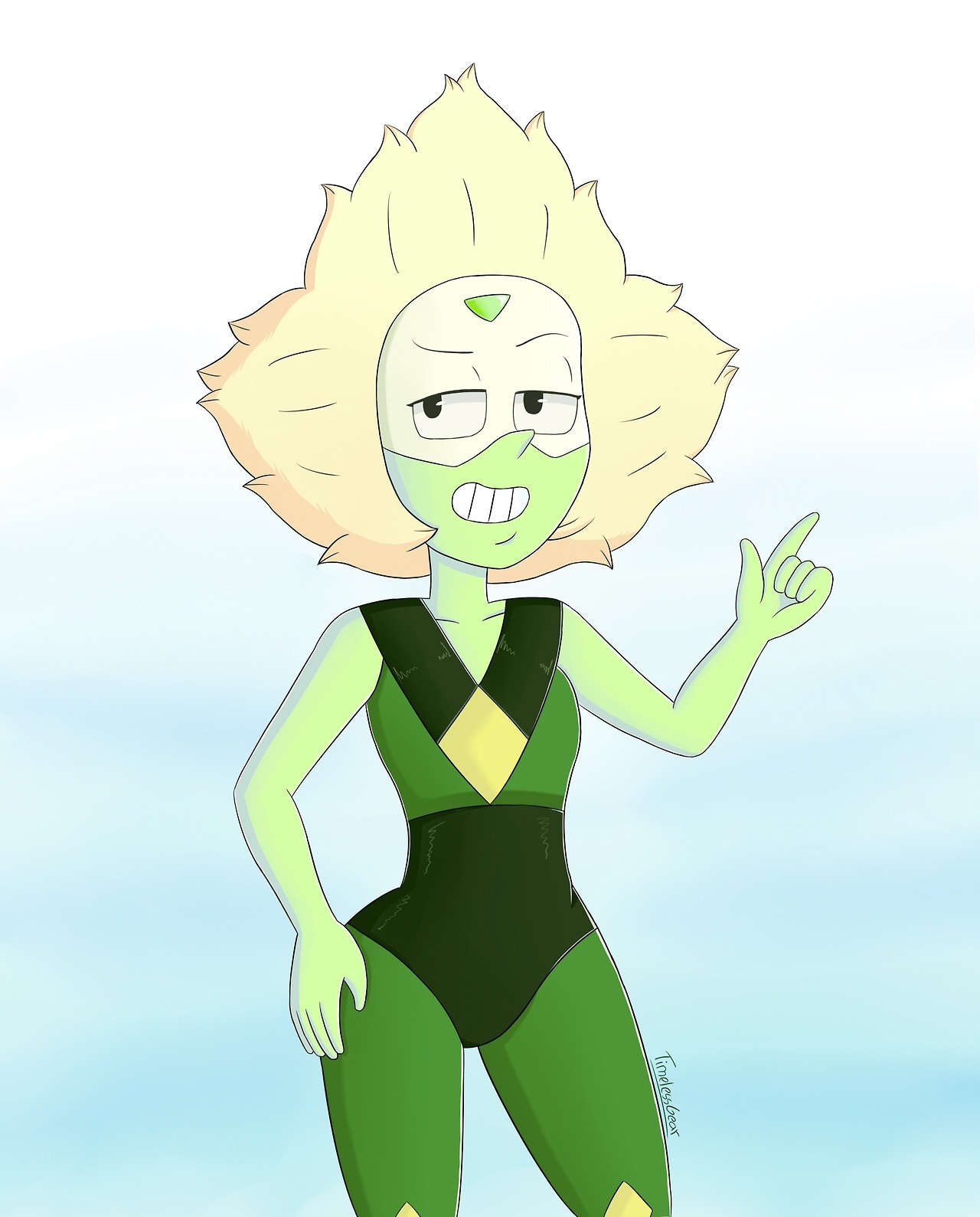 Peridot is definitely one of my favorites characters in Steven, she is way too cute for me. There will be a lot of her in this blog, or at least I hope so ^^