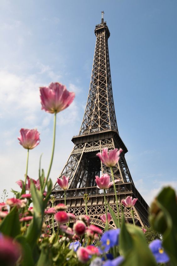 Le Printemps à Paris. Spring in Paris.