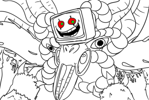Omega Flowey Undertale Coloring Pages Coloring Pages