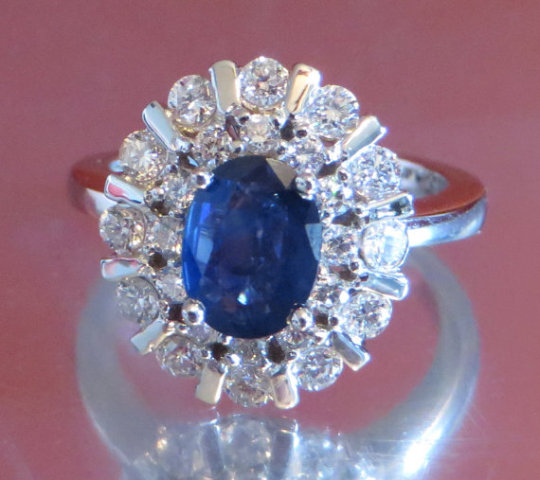 Sapphire birthstone ring