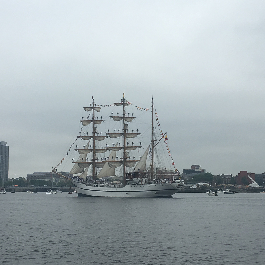 Some shots from the parade #sailboston2017 #rdv2017 #sailtraininginternational #tallships (at Boston, Massachusetts)