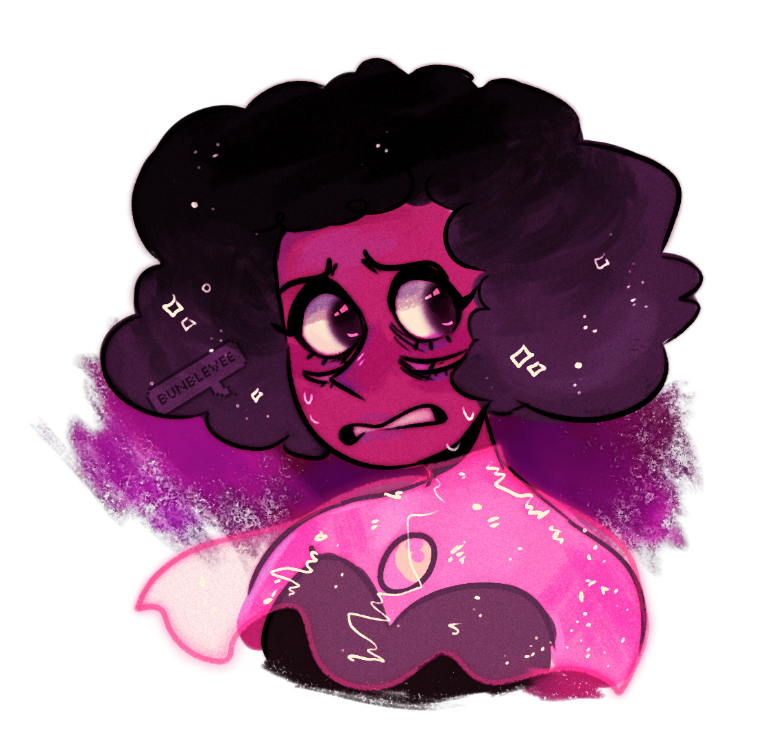 quick doodle of the anxious fusion who deserves a hug