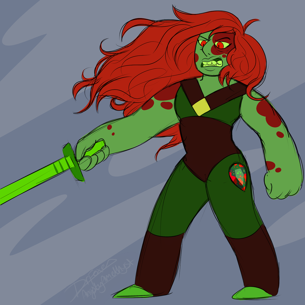 I know it’s probably not the best idea to introduce a new character into the show right now, but the CN troll got me thinking about what a real Bloodstone would have been like