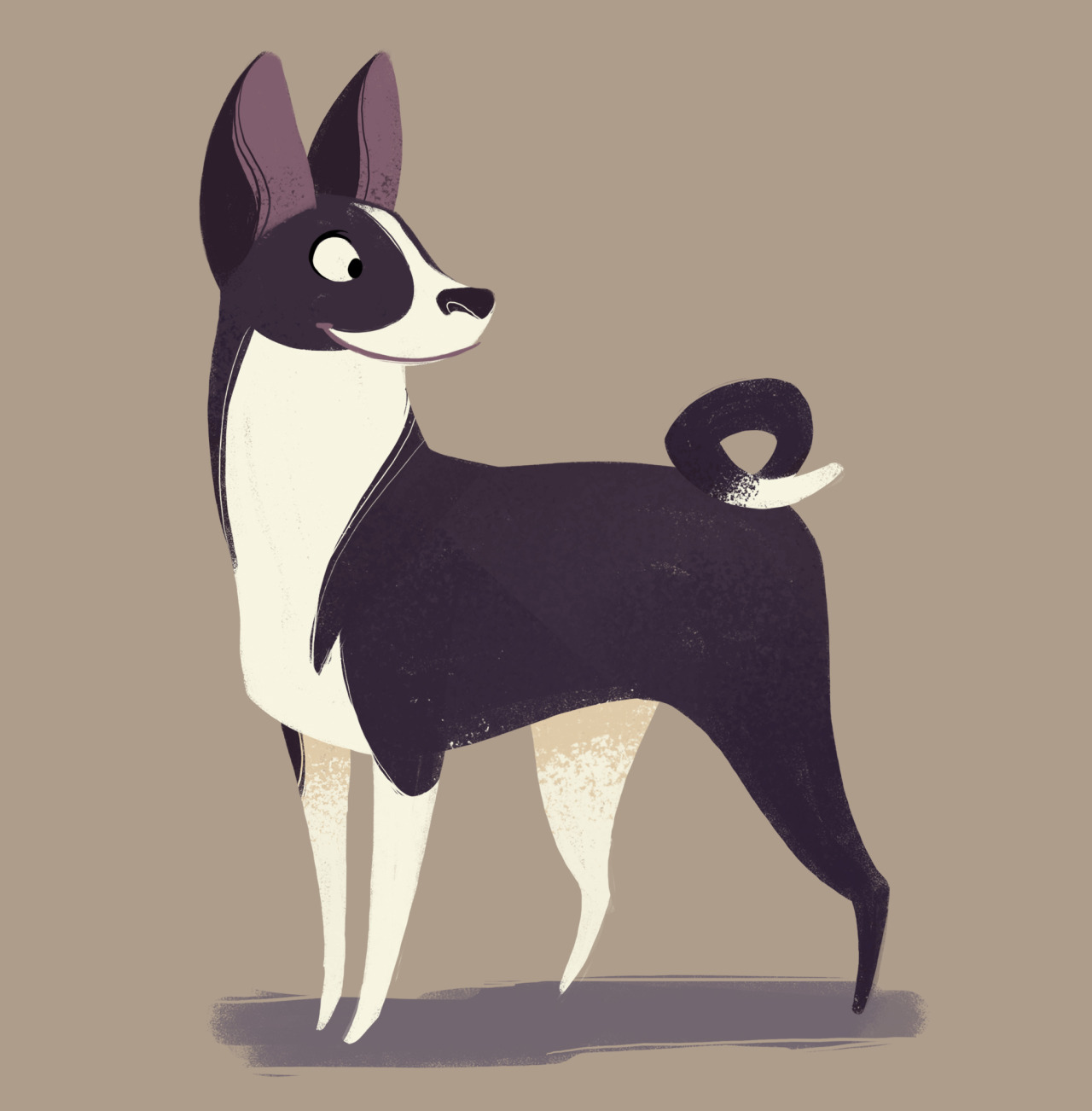 Daily Cat Drawings — 238 Basenji (Dog Week, day 5) One of