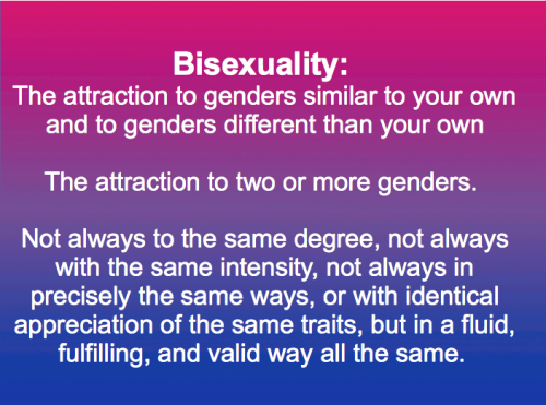 Difference between bisexual and pansexual : bisexual