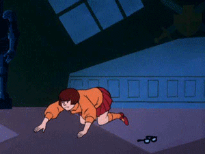 Image result for velma loses her glasses gif