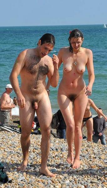 Beach sex in public