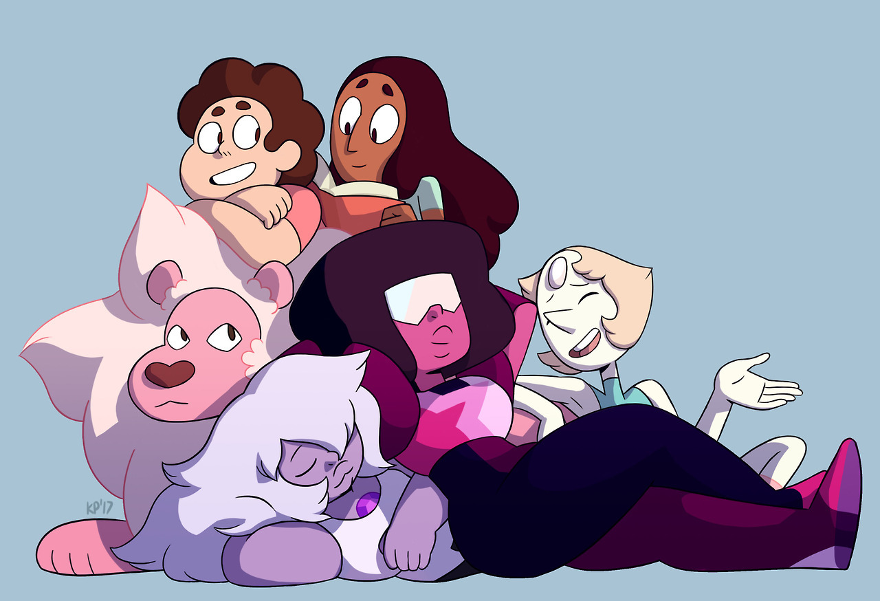 ★ The Crystal Gems! ★ T shirt and stickers of this available here!
