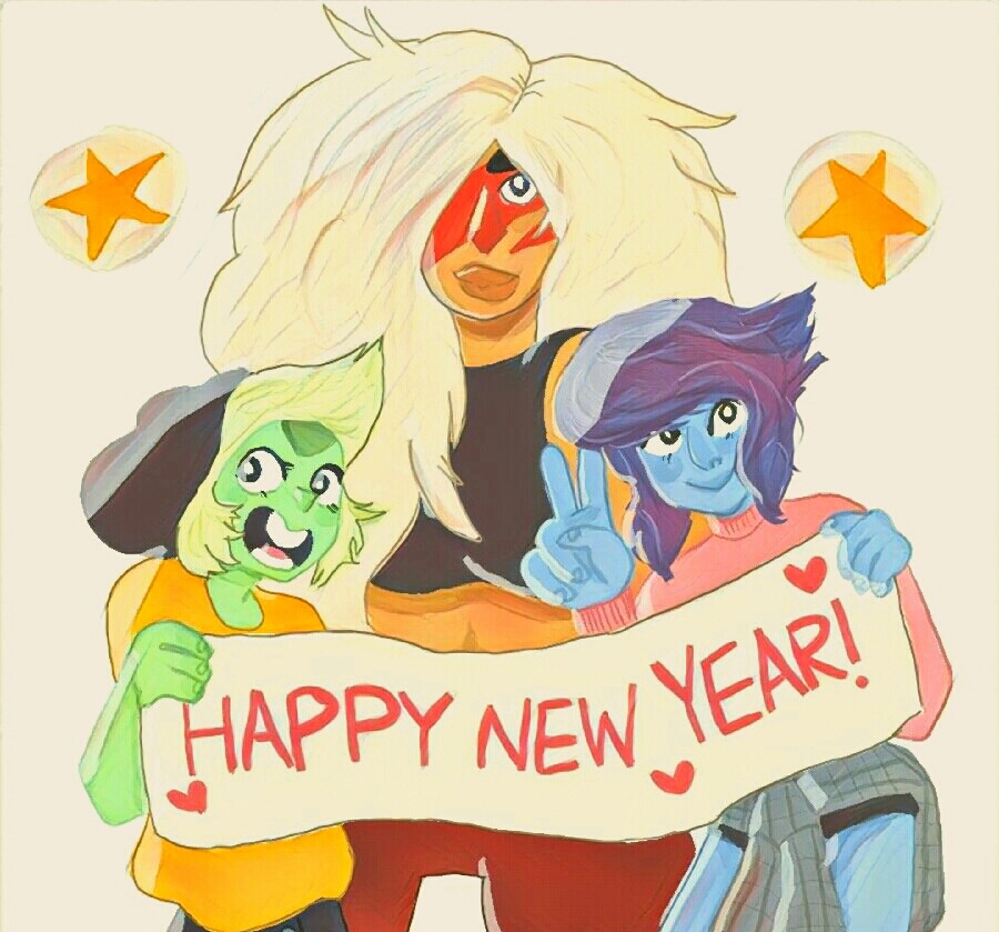 ♬ happy new year from your favorite homeworld babes (& me)♬
