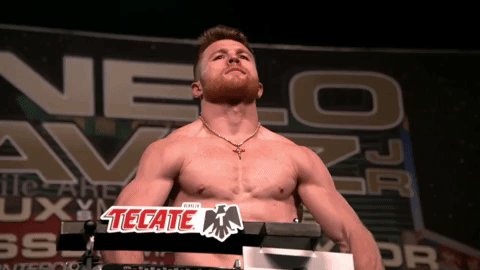 Image result for Canelo weigh in gif