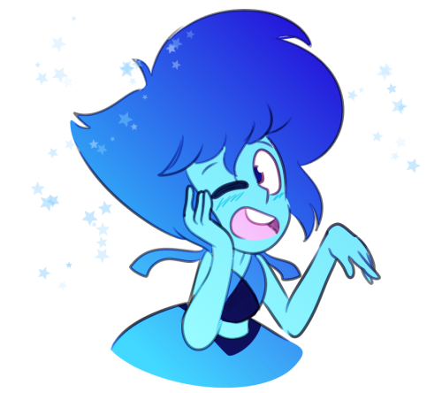 Anonymous said: how about drawing a happy lapis?? p.s. i love your art style,,!! Answer: thanks!