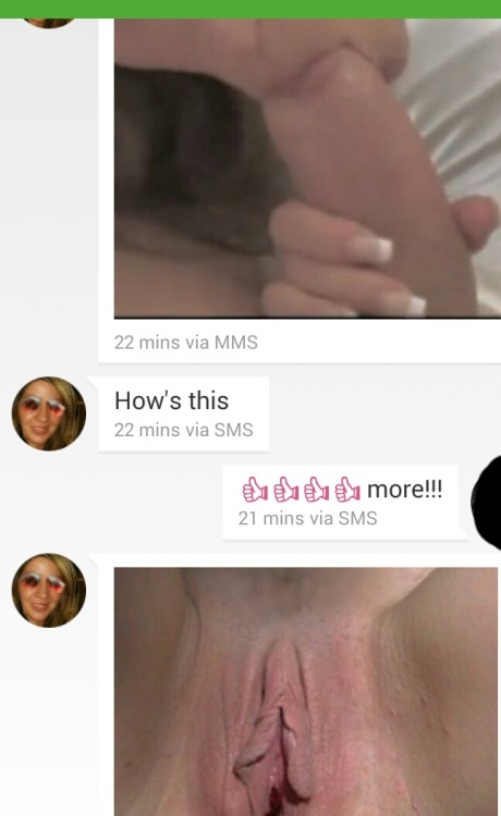 Text message interrupts hot lesbian sex 3