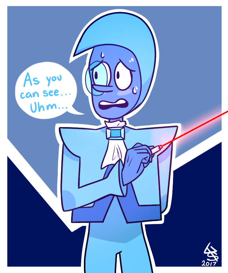 Anonymous said: Bet Zircon's weapon is a laser pointer Answer: I agree 1000% on this headcannon and will support it until the day I die or when they show us what it actually is.