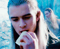 Image result for legolas eating gif