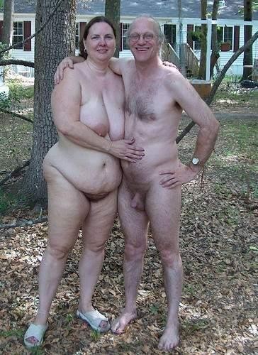 Mature and young couple