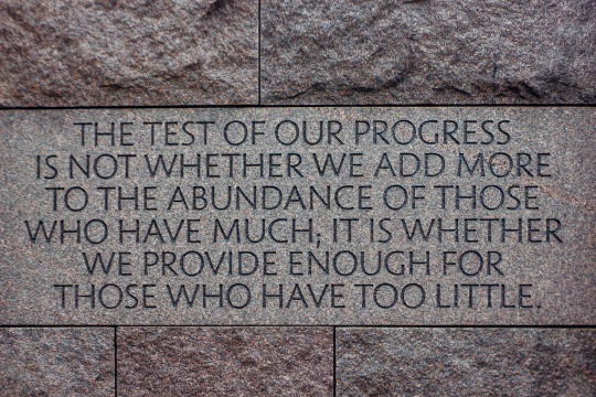 FDR memorial inscription